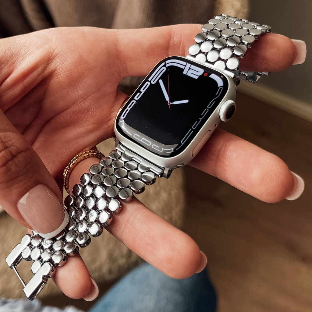 Stainless Steel Apple Watch Se Woman Silver Women's Apple