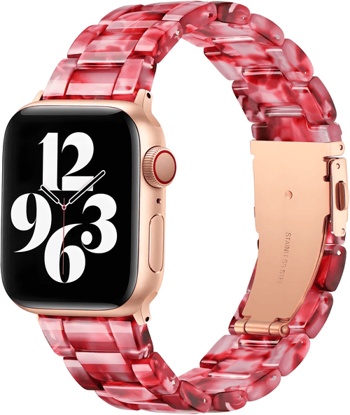 Skylar Pink & Green Apple Watch Band