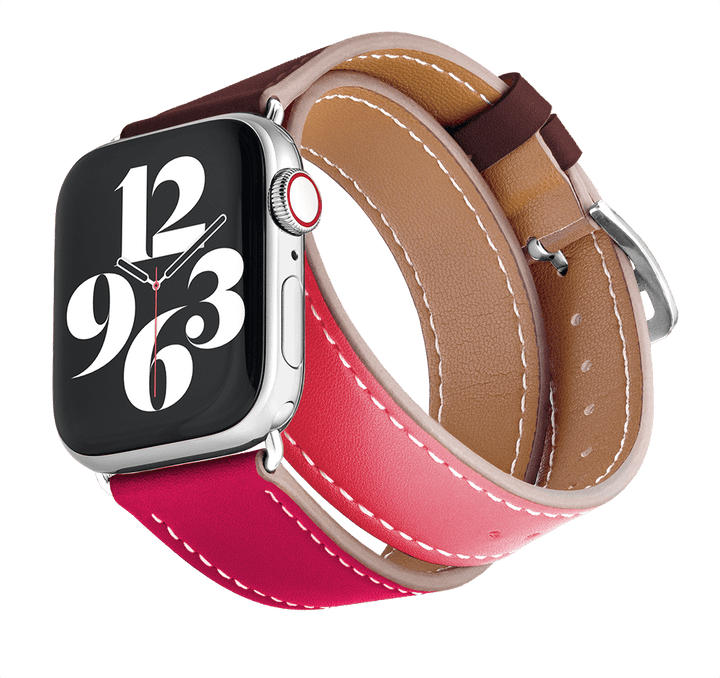 Roma Double Tour Leather Band