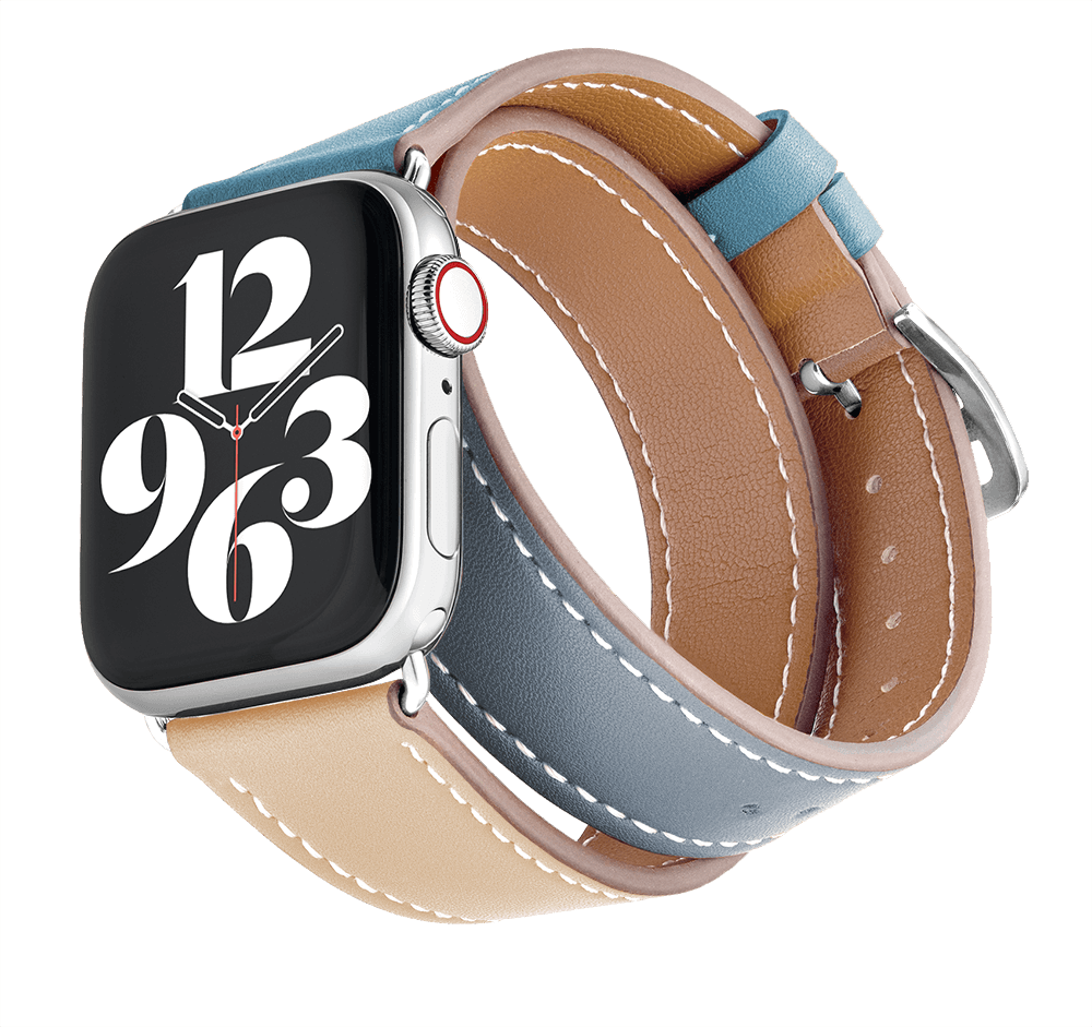 Roma Double Tour Leather Band