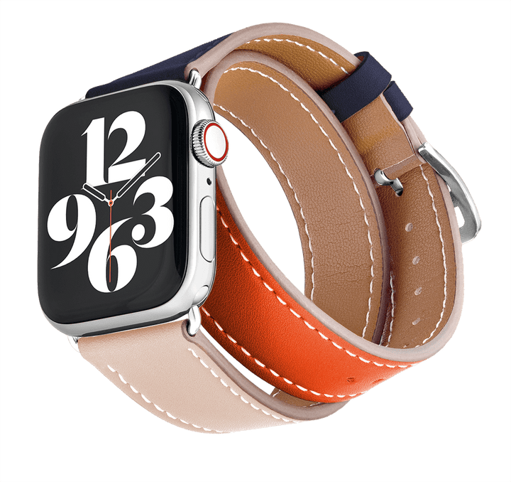 Roma Double Tour Leather Band