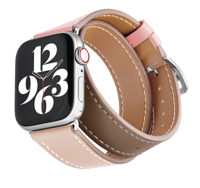 Roma Double Tour Leather Band