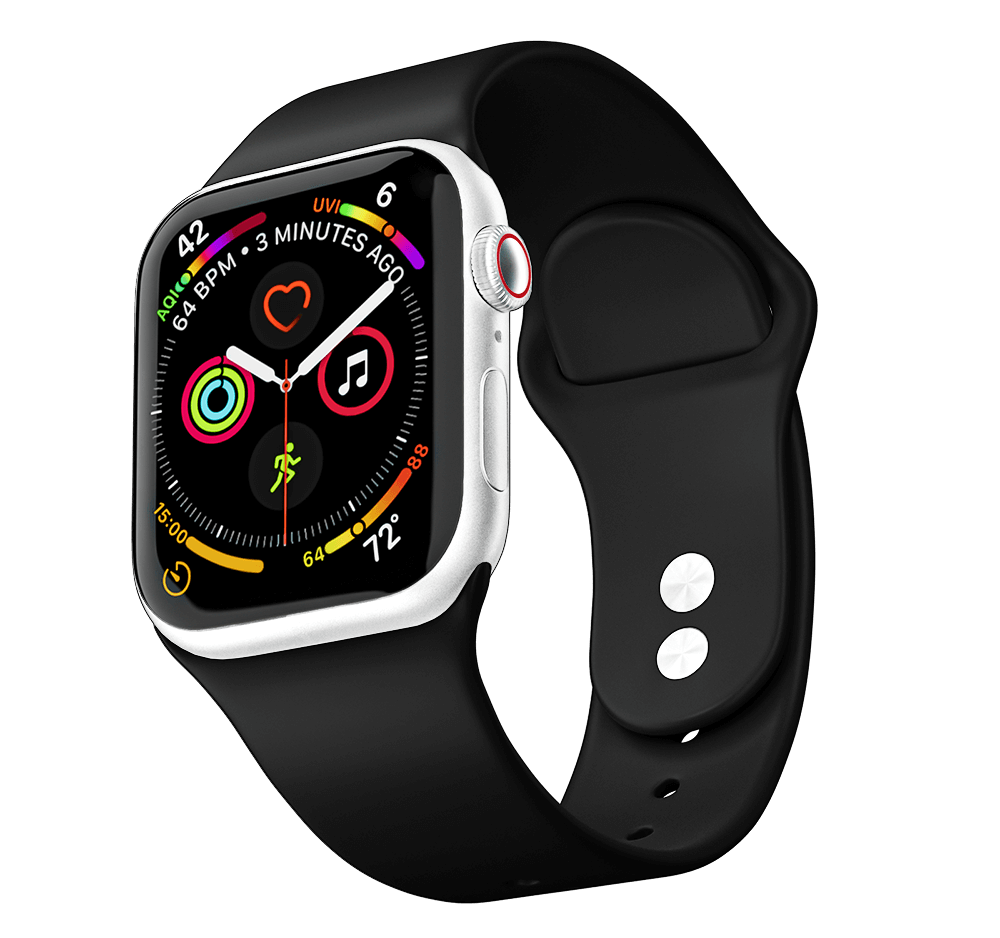 Apple watch 3 silicone bands best sale